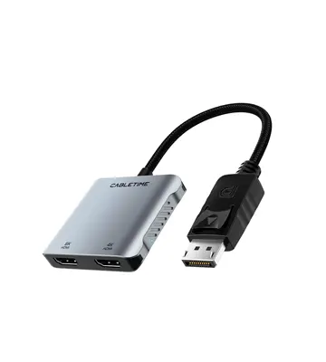 adaptador-de-displayport-a-hdmi-4k8k-usb-a-usb-c-5v-power-cabletime-cb74g adaptador de displayport a hdmi 4k8k usb a usb c 5v power cabletime cb74g