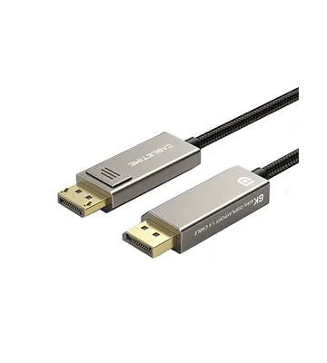 cable-displayport-8k-60hz-4k-144hz-324gbps-con-carcasa-de-zinc-3m-cabletime-cd12n cable displayport 8k 60hz 4k 144hz 324gbps con carcasa de zinc 3m cabletime cd12n