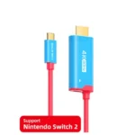 cable usb c macho a hdmi macho 4k 60hz pd 100w 2m cabletime cc16l