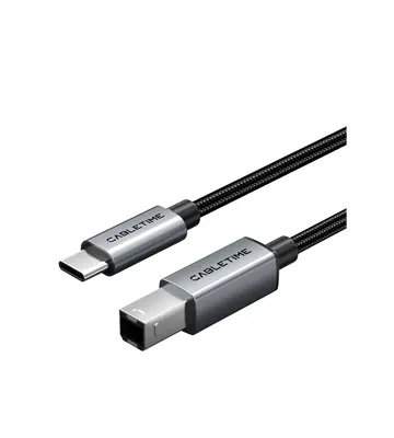 cable usb c macho a usb b 20 macho de 2m cabletime ca16l