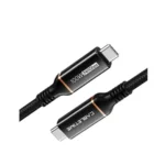 cable usb c thunderbolt 4 certificado 100w 40gbps 8k de 1m cabletime cu40h
