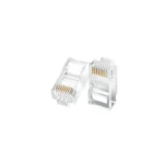 conector de red plug cat6 rj45 paq x 100uni cabletime cn6ux