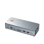 docking station 14 hdmi dp usb a usb c sdtf rj 45 audio pd100w y ssd nvmengff cb14s