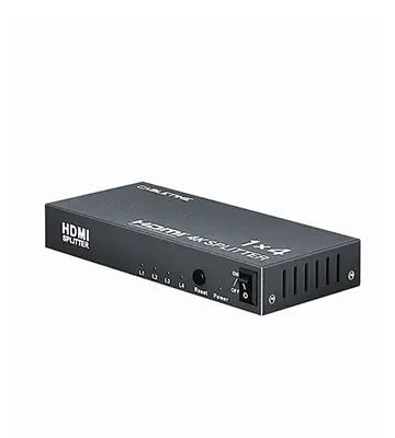 splitter de video hdmi 4k30hz de 4 puertos cabletime cp38g mini