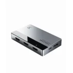 switck kvm de escritorio hdmi de 3 puertos 4k 60hz control remoto cabletime cp35g mini