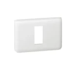 Placa Mosaic 1 Modulo Legrand LE-080293 - LE-078891 - PLACA MOSAIC 1 MODULO BLANCO - REQUIERE SOPORTE LE-080293