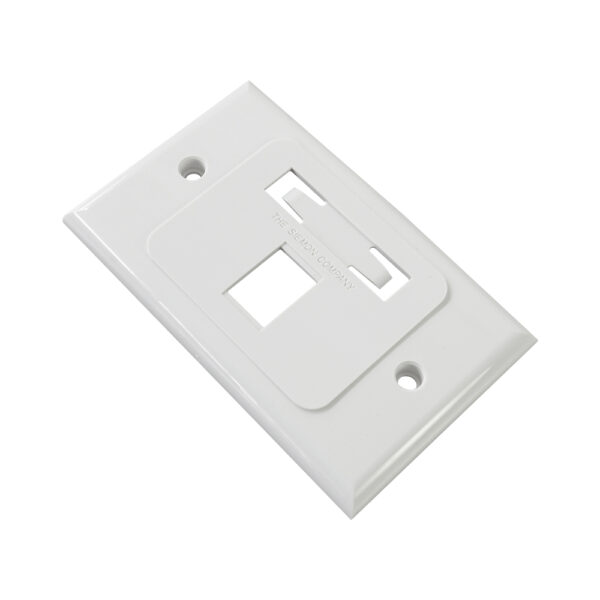 Placa de pared 1 Puerto Siemon mx-hfp-01-02b - Placa de pared 1 Puerto MAX Horizon...