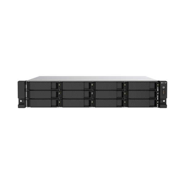Servidor NAS QNAP TS-1273AU-RP-8G - Servidor NAS QNAP TS-1273AU-RP-8G, AMD Ryzen V1500B 4C/8T 2.2G, 8GB DDR4, 12 x 3.5" SATA TS-1273AU-RP-8G-US