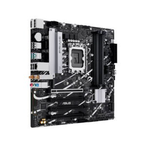 Placa madre ASUS PRIME B760M-A AX6 II, chipset Intel B760, socket LGA1700, DDR5, Micro-ATX vista 2