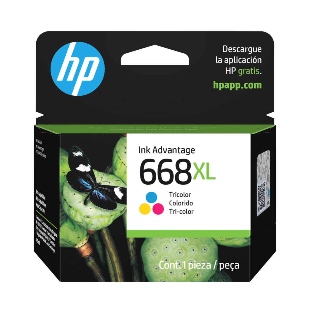 Cartucho de tinta HP 668XL Tricolor original 7FP38VL