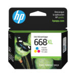 Cartucho de tinta HP 668XL - Cartucho de tinta HP 668XL Tricolor original 7FP38VL