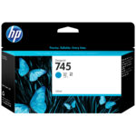 Cartucho de tinta HP 745 - Cartucho de tinta HP 745 Cian original F9J97A 130 ml