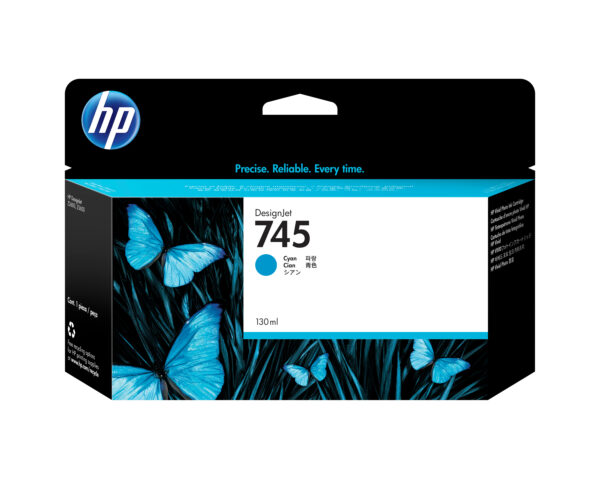Cartucho de tinta HP 745 - Cartucho de tinta HP 745 Cian original F9J97A 130 ml
