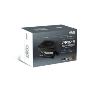 Fuente de alimentacion ASUS Prime 650B Black, 650W, 80 PLUS Bronze, Formato ATX, PRIME-650B-BLACK 3 Fuente de alimentacion ASUS Prime 650B Black, 650W, 80 PLUS Bronze, Formato ATX, PRIME-650B-BLACK - Image 2