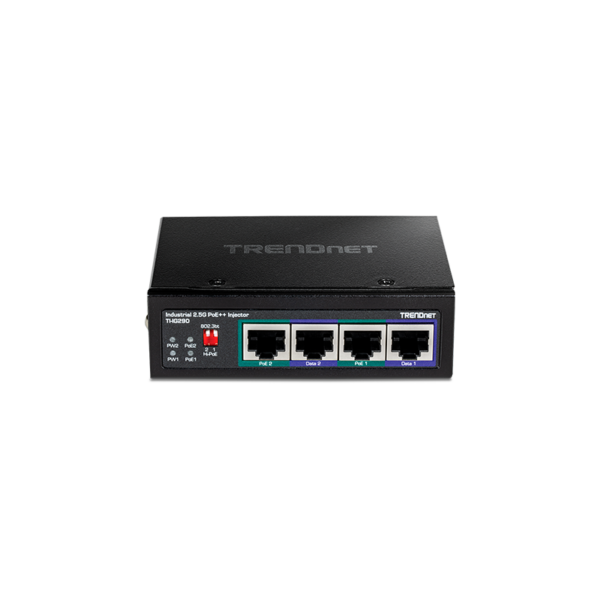 Inyector industrial TRENDnet 2.5G PoE++ de hasta 95W | TI-IG290 2 Inyector industrial TRENDnet 2.5G PoE++ de hasta 95W | TI-IG290 – vista 3