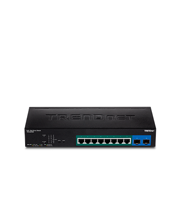 Switch administrable TRENDnet de 8 puertos Gigabit y 2 SFP | TEG-082WS 2 Switch administrable TRENDnet de 8 puertos Gigabit y 2 SFP | TEG-082WS – vista 3