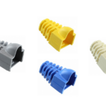 Bota para plug CommScope 1933943-2 - Bota para plug modular CommScope 1933943-2 blindada tipo capucha Cat6A/Cat6, gris, pack de 100