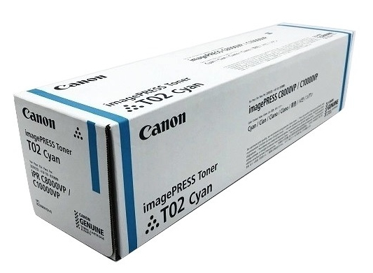 Tóner Canon T02 - Tóner Canon T02 Cian original 8530B001AA para imagePRESS C8000VP y otros, 43.000 páginas