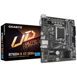 Placa madre GIGABYTE B760M K V2 DDR4 Intel B760 Express LGA 1700 micro ATX B760M-K-V2-DDR4
