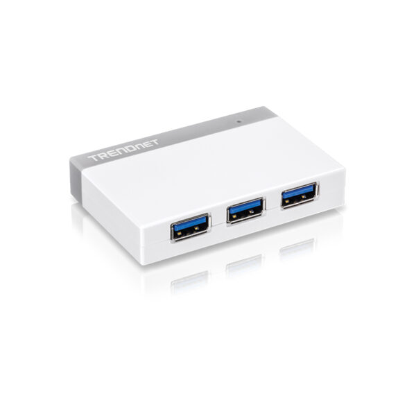 Hub TRENDnet USB-A 3.0 de 4 puertos con puerto de energía | TU3-H4 Hub usb TRENDnet TU3-H4