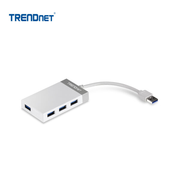 Hub TRENDnet USB-A 3.0 de 4 puertos | TU3-H4E – vista 3