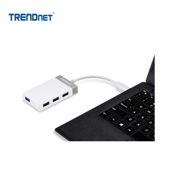 Hub TRENDnet USB-C 3.0 a 4 puertos USB-A | TUC-H4E – vista 3