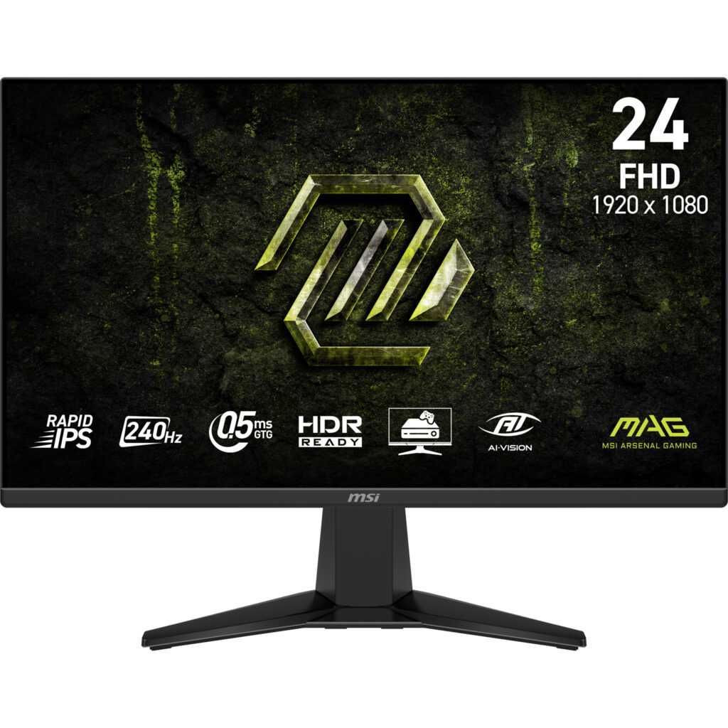 Monitor MSI MAG 245F X24 60,5 cm (23.8") 1920 x 1080 píxeles Full HD LCD Negro MAG-245F-X24