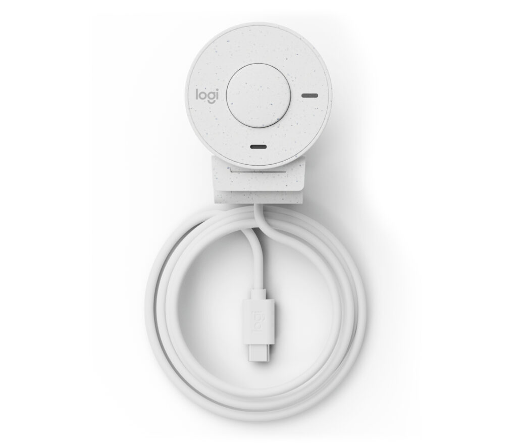 Cámara Web Logitech Brio 300 FHD 1080P USB-C White 960-001440