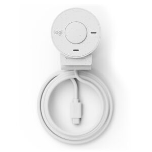 Cámara Web Logitech Brio 300 FHD 1080P USB-C White 960-001440