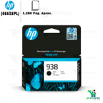 Cartucho de tinta HP 938 - Cartucho de tinta HP 938 Negro original 4S6X8PL, 1.250 páginas