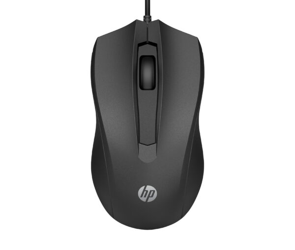 Mouse con cable HP 100 USB 6VY96AA, 1600 DPI Mouse con cable HP 100 - Mouse con cable HP 100 USB 6VY96AA, 1600 DPI
