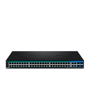 Switch administrable TRENDnet de 48 puertos Gigabit y 4 SFP | TEG-524WS – vista 4