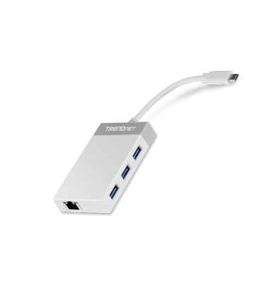Adaptador de red TRENDnet USB-C 3.0 a RJ45 Gigabit | TUC-ETG 2 Adaptador de red TRENDnet USB-C 3.0 a RJ45 Gigabit | TUC-ETG – vista 3