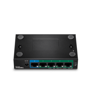 Switch de red TRENDnet de 5 puertos Gigabit PoE+ | TPE-TG52 7 Switch de red TRENDnet de 5 puertos Gigabit PoE+ | TPE-TG52 – vista 4