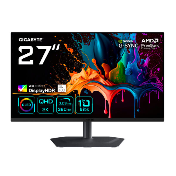 Monitor GIGABYTE MO27Q3 Gaming OLED 27" QHD Monitor Gigabyte MO27Q3 - Monitor GIGABYTE MO27Q3 Gaming OLED 27" QHD