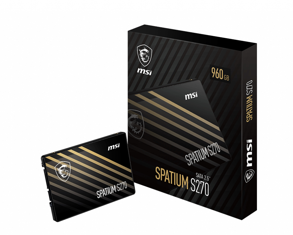 Disco SSD MSI Spatium S270 SATA 2.5 240GB 2.5" Serial ATA III 3D NAND SPATIUM-S270-SATA-2.5-240GB