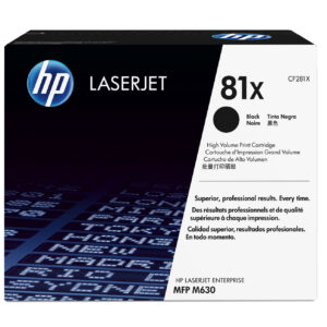 Tóner HP 81X Negro original CF281X para LaserJet MFP M630, 25.000 páginas 1 Tóner HP 81X - Tóner HP 81X Negro original CF281X para LaserJet MFP M630, 25.000 páginas