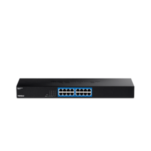 Switch de red TRENDnet de 16 puertos Gigabit | TEG-S17 – vista 2