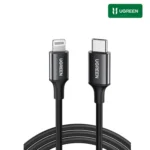 Cable UGREEN USB-C a Lightning 1 m negro, carcasa ABS niquelada US171