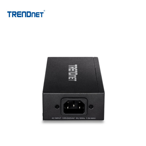 Inyector TRENDnet Gigabit PoE++ de hasta 60W | TPE-117GI 1 Inyector TRENDnet Gigabit PoE++ de hasta 60W | TPE-117GI – vista 2