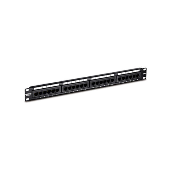 Patch panel TRENDnet de 24 puertos Cat6 | TC-P24C6 Patch panel TRENDnet TC-P24C6