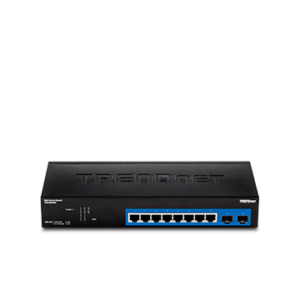 Switch administrable TRENDnet de 8 puertos Gigabit PoE+ y 2 SFP | TPE-082WS 7 Switch administrable TRENDnet de 8 puertos Gigabit PoE+ y 2 SFP | TPE-082WS – vista 4