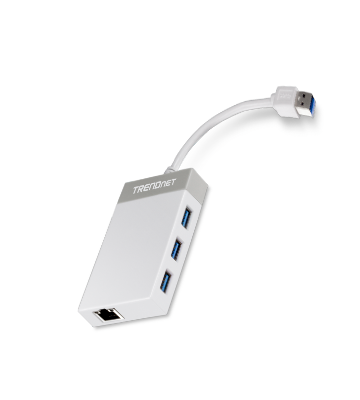 Adaptador TRENDnet USB-C a RJ45 Gigabit con hub de 3 puertos USB-A | TUC-ETGH3 3 Adaptador TRENDnet USB-C a RJ45 Gigabit con hub de 3 puertos USB-A | TUC-ETGH3 – vista 4