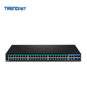 Switch administrable TRENDnet de 48 puertos PoE+ 740W, 4 Gigabit y 4 SFP | TPE-5048WS