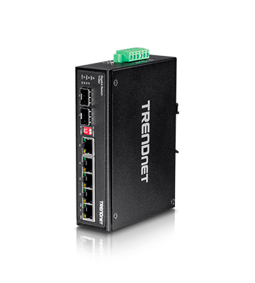 Switch industrial TRENDnet de 5 puertos Gigabit | TI-G50 3 Switch industrial TRENDnet de 5 puertos Gigabit | TI-G50 – vista 4