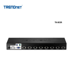 Switch KVM TRENDnet para rack de 8 puertos VGA/USB | TK-803R 5 Switch KVM TRENDnet para rack de 8 puertos VGA/USB | TK-803R – vista 2