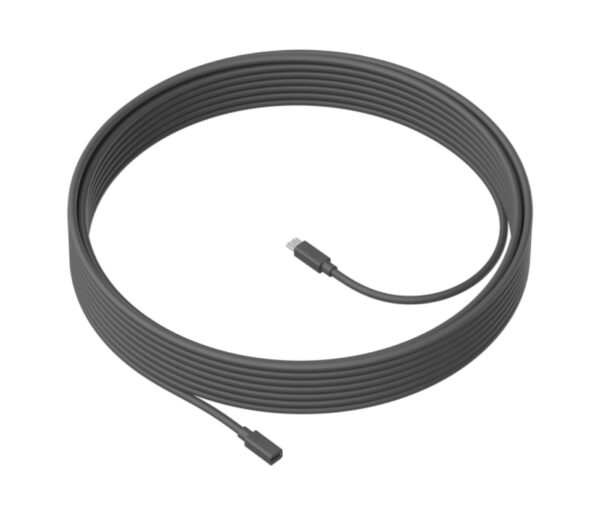 Cable Logitech B2B 950-000005 - Cable Logitech B2B 10M de Expansión para Micrófono de Meet Up Black 950-000005