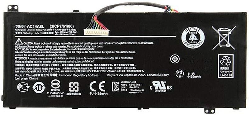 Batería para laptop Acer AC14A8L 15.2 V 48 Wh 3 celdas – VN7-571-VN7-591G, AN515 52, E3-111, ES1-511