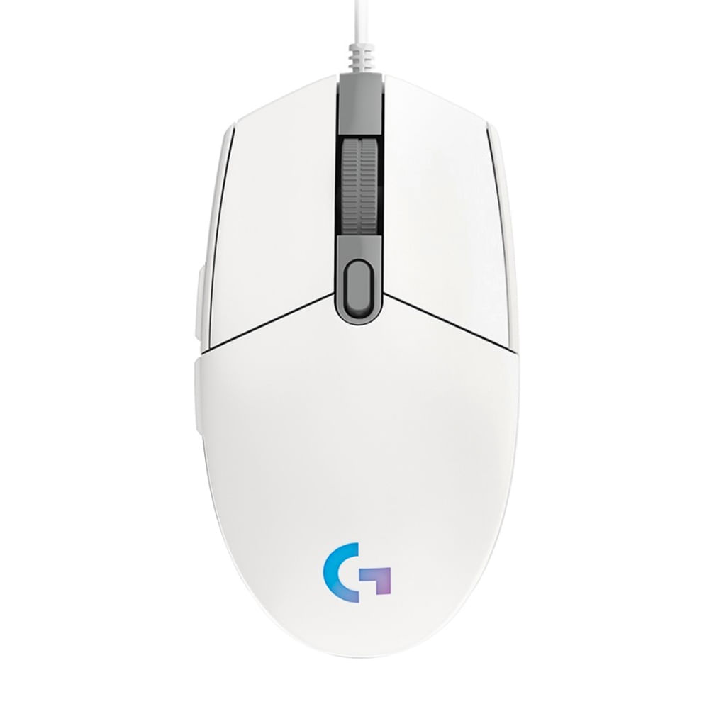 Mouse Logitech G203 Lightsync Optical 8000 DPI RGB White 910-005791