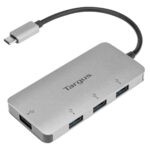 Hub Usb-C Targus 4-PORT - Hub USB-C Targus 4-PORT USB-A 3.0 Gray ACH226BT